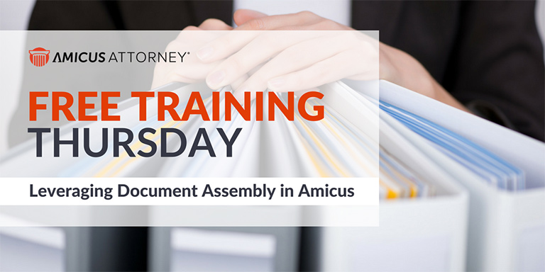 Leveraging Document Assembly in Amicus Attorney | AbacusNext